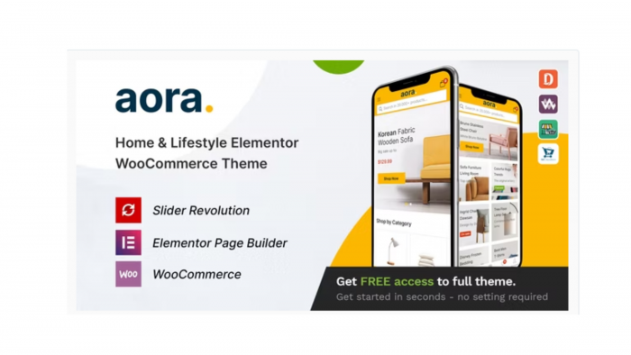 Aora Theme Home Lifestyle Elementor WooCommerce Gpl Theme (Copy)