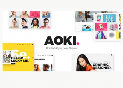 The Aoki Theme is a dynamic and versatile WordPress GPL theme specifically crafted for creative design agencies, studios, and freelancers. With its sleek design, robust functionality,