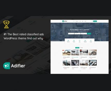 Adifier GPL Theme Classified Ads WordPress