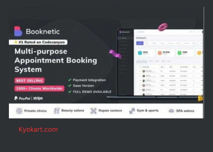 Booknetic WordPress Booking Plugin for Appointment Scheduling