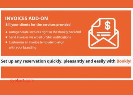 Bookly Invoices Addon WP GPL Plugin