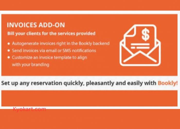 Bookly Invoices Addon WP GPL Plugin