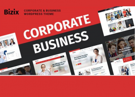 Bizix Corporate & Business WP GPL WordPress Theme Website