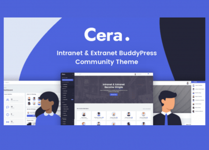 Cera – Intranet Document Sharing, Community Knowledge Base ,E-learning Theme WP GPL Plugin