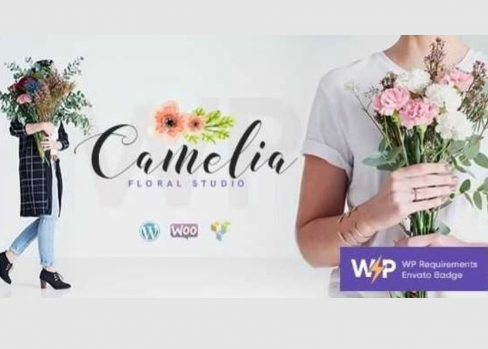 Camelia WP GPL Theme A Floral Studio Florist