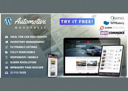 Automotive Theme WP GPL