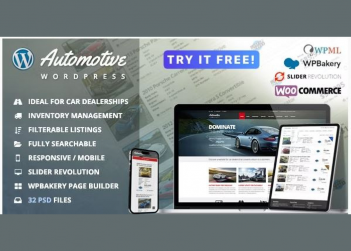 Automotive Theme WP GPL