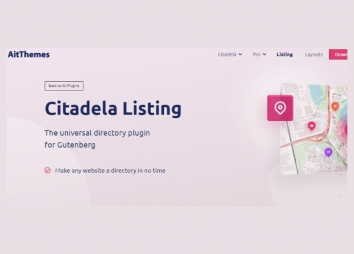 Citadela Listing The WP GPL plugin universal directory