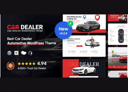 Car Dealer Automotive Responsive WordPress Theme WP GPL