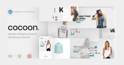 Cocoon Modern WooCommerce Theme WP GPL Websites