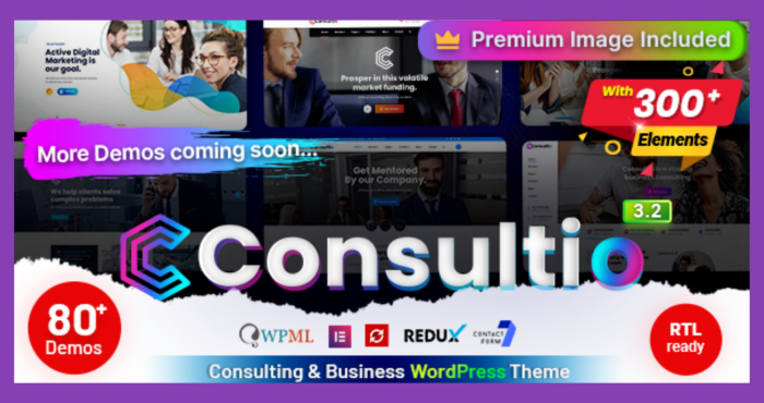 Consultio Theme Consulting Corporate WP GPL Theme