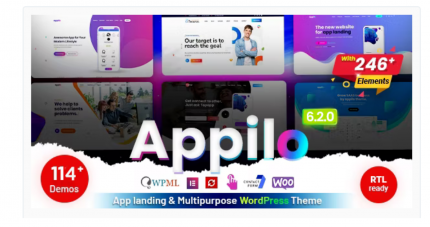 Appilo App Landing Page WP GPL Theme