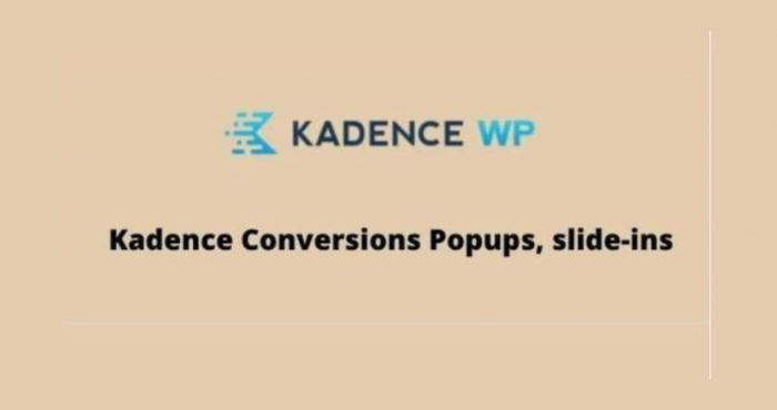 Kadence Conversions Popups, slide-ins Addon